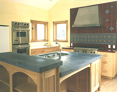 Arts and Crafts Kitchen Island