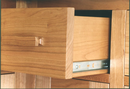 Greene and Greene kitchen drawer detail