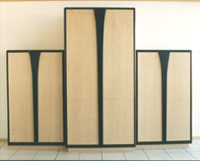 Birdseye and Wenge cabinets