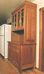craftsman cherry hutch