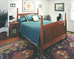 craftsman cherry bed and nightstand