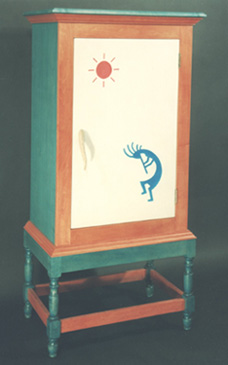 Southwest style cabinet